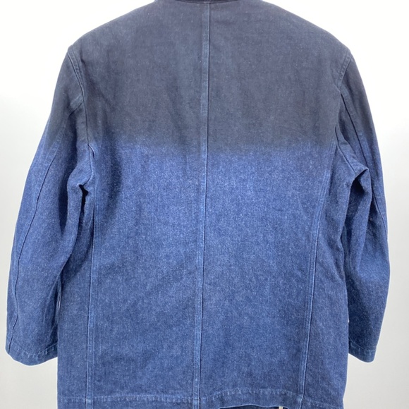 Issey Miyake Gradient Denim Chore Coat - Picture 2 of 6